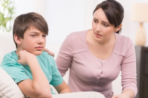 Mom and son re San Rafael family therapy, divorce support & child custody